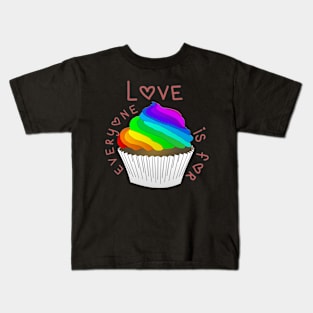 Love is for everyone- Happy pride month Kids T-Shirt